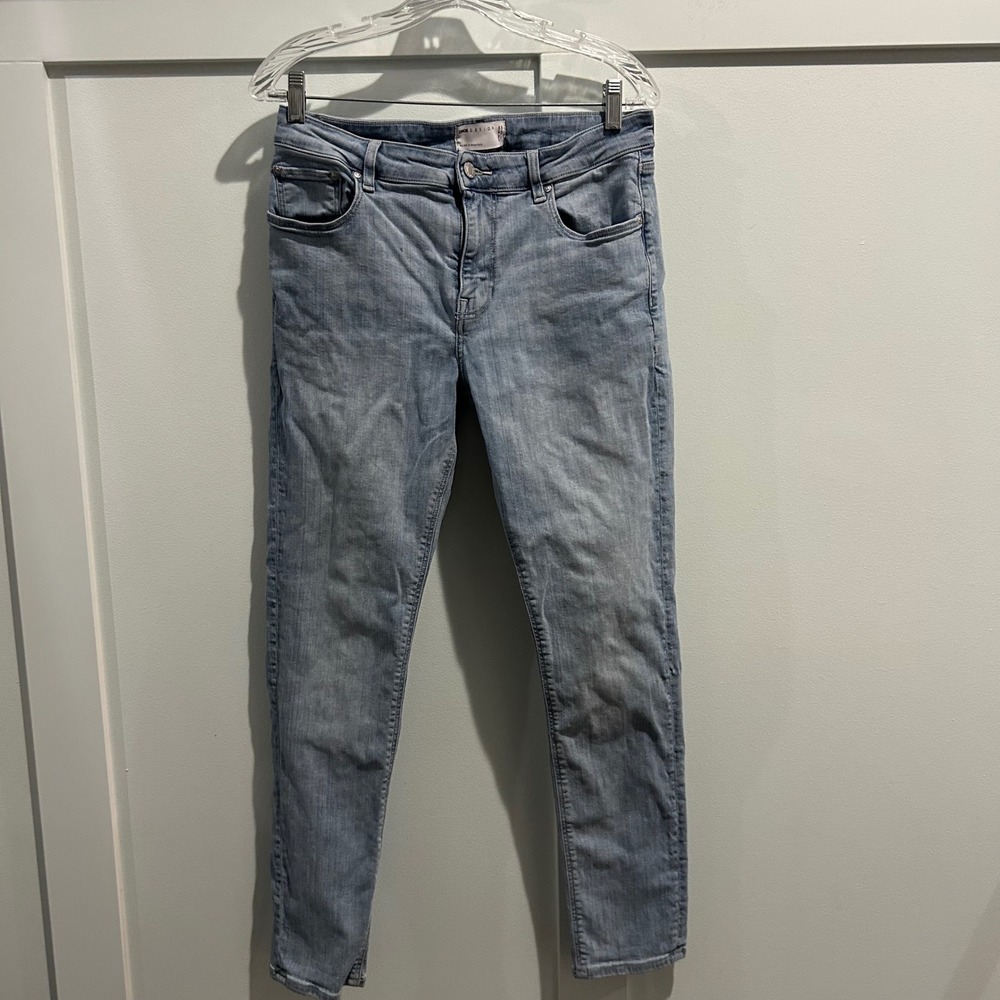 ASOS Design Slim Jeans Men's W32‎ L30 Light Wash Stretch Denim Casual Fit